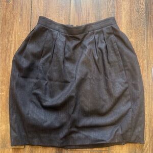 Wool striped miu miu skirt